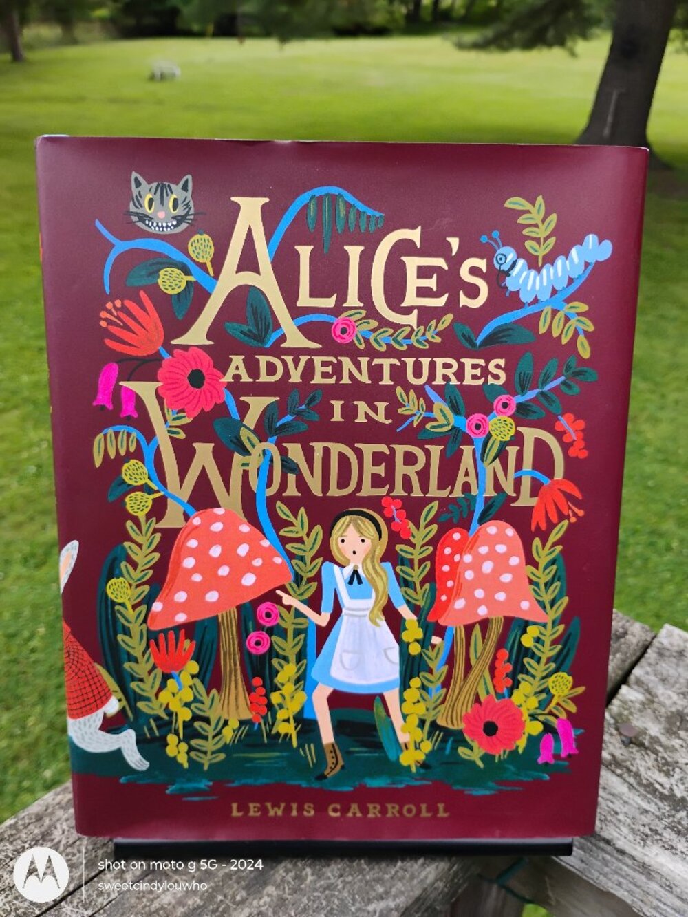 Alice's Adventures in Wonderland 150th Anniv edition hardcover dust jacket 2015